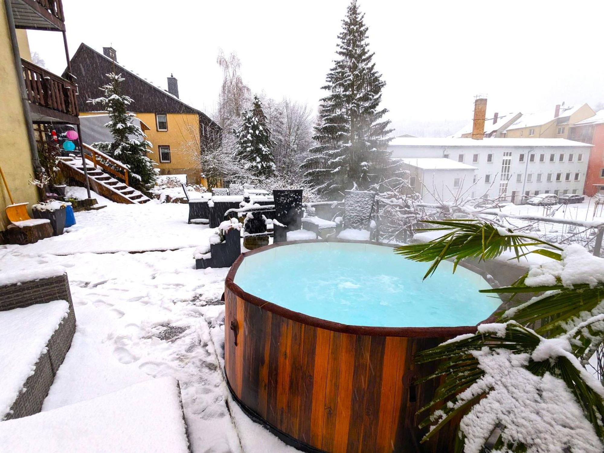 Hw2B - Urlaubsmagie - Wohlfuehlwohnung Mit Balkon, Pool, Sauna & Terrasse Sebnitz Eksteriør billede
