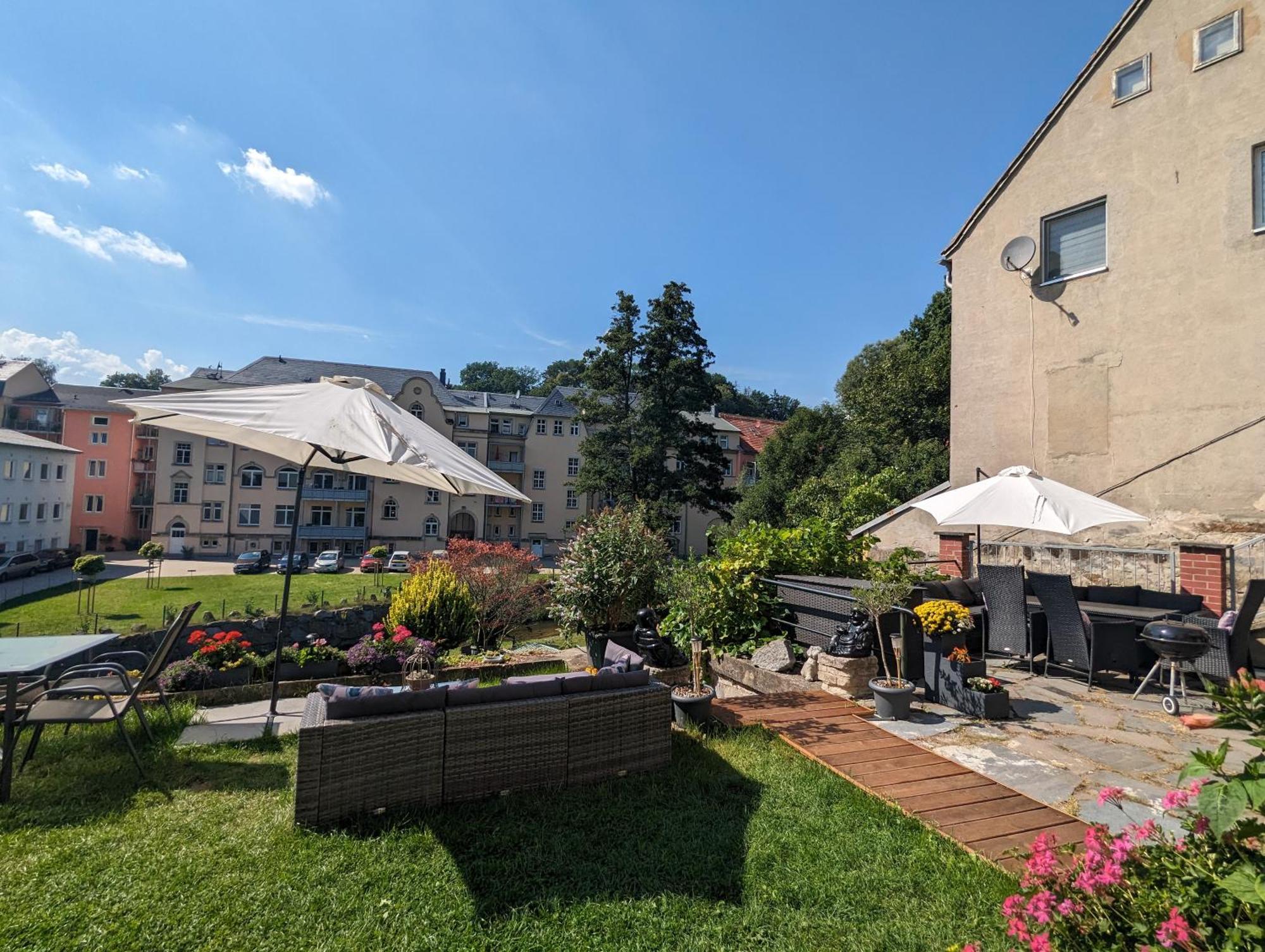 Hw2B - Urlaubsmagie - Wohlfuehlwohnung Mit Balkon, Pool, Sauna & Terrasse Sebnitz Eksteriør billede