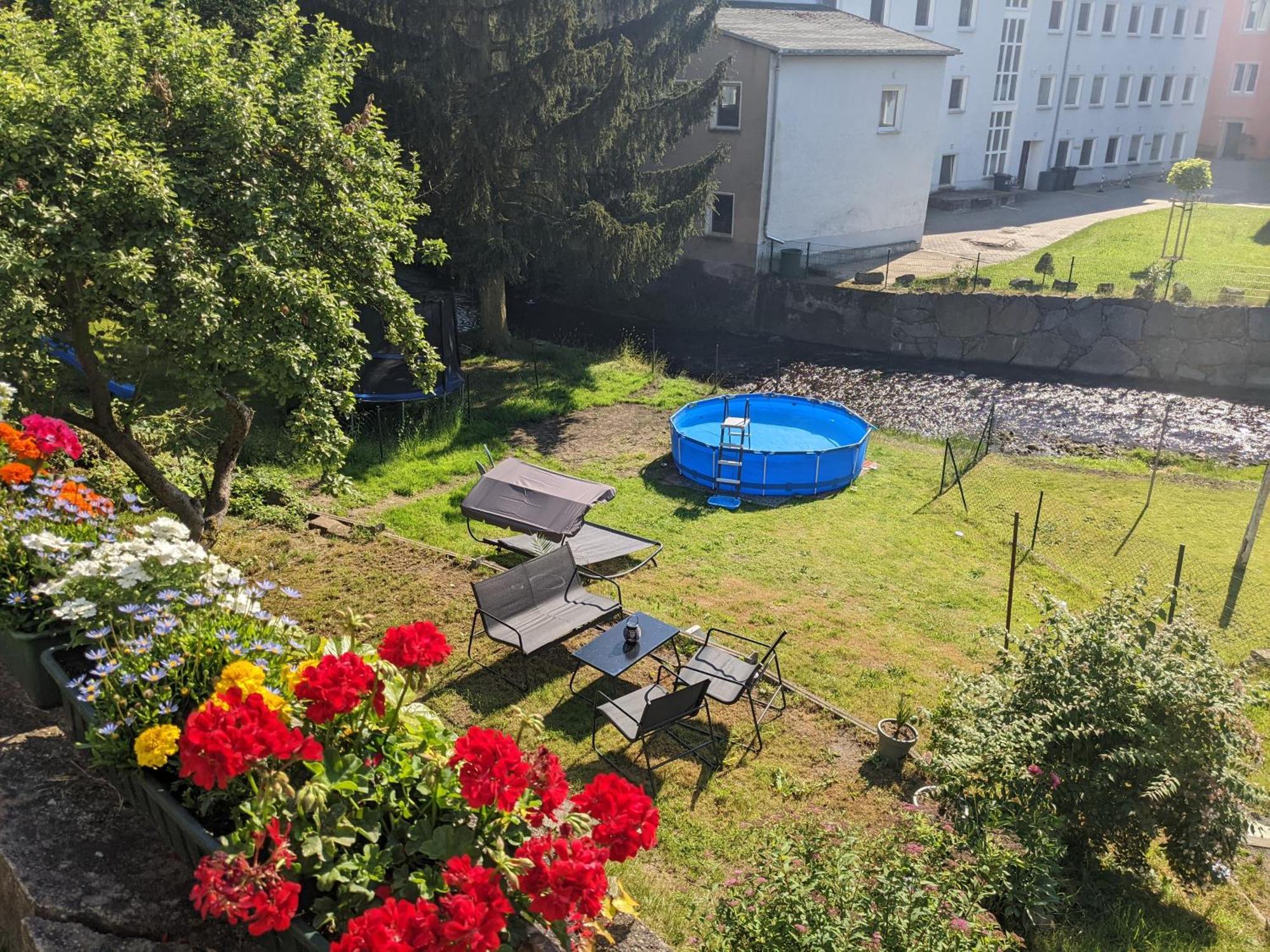 Hw2B - Urlaubsmagie - Wohlfuehlwohnung Mit Balkon, Pool, Sauna & Terrasse Sebnitz Eksteriør billede