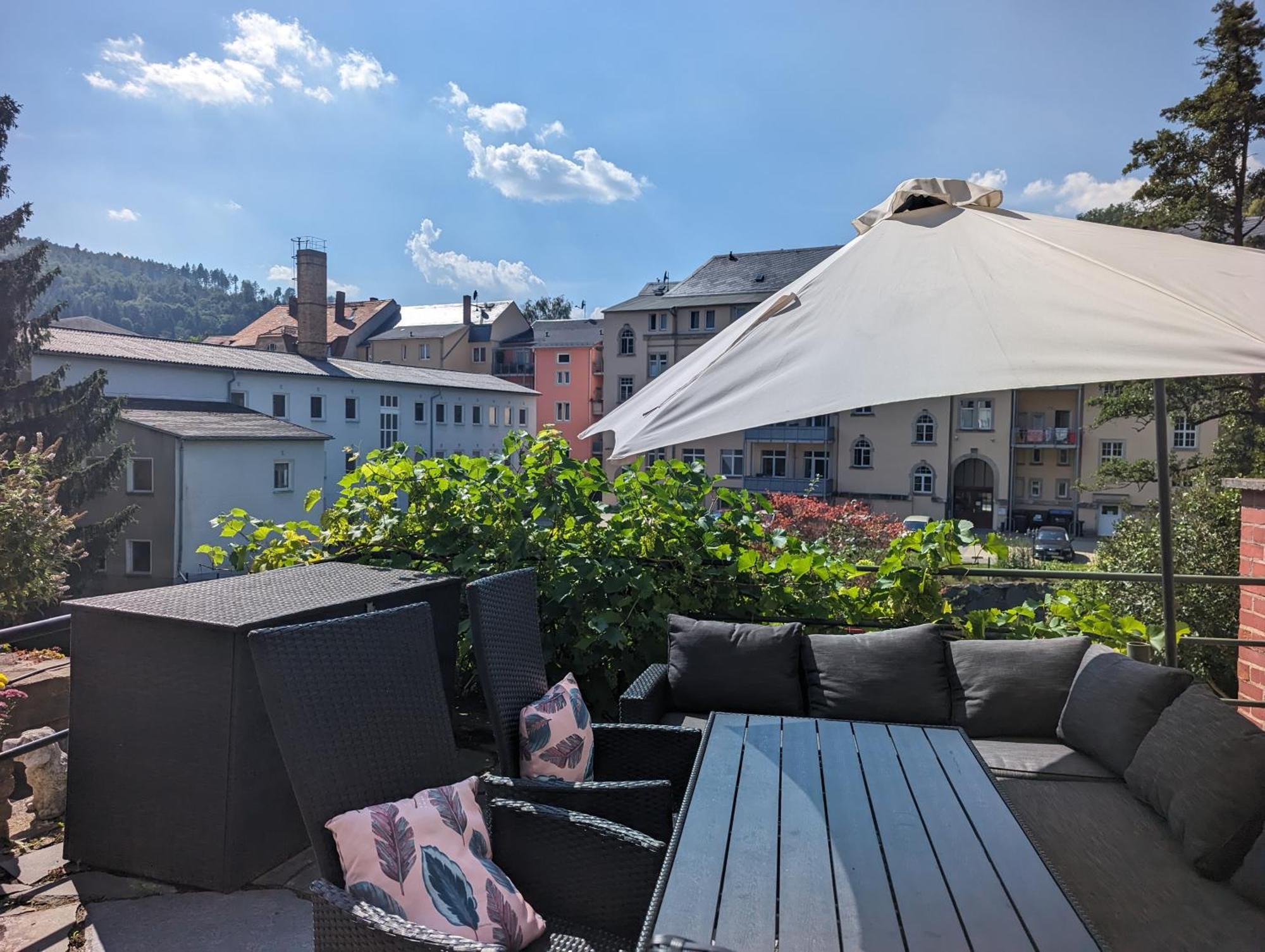 Hw2B - Urlaubsmagie - Wohlfuehlwohnung Mit Balkon, Pool, Sauna & Terrasse Sebnitz Eksteriør billede