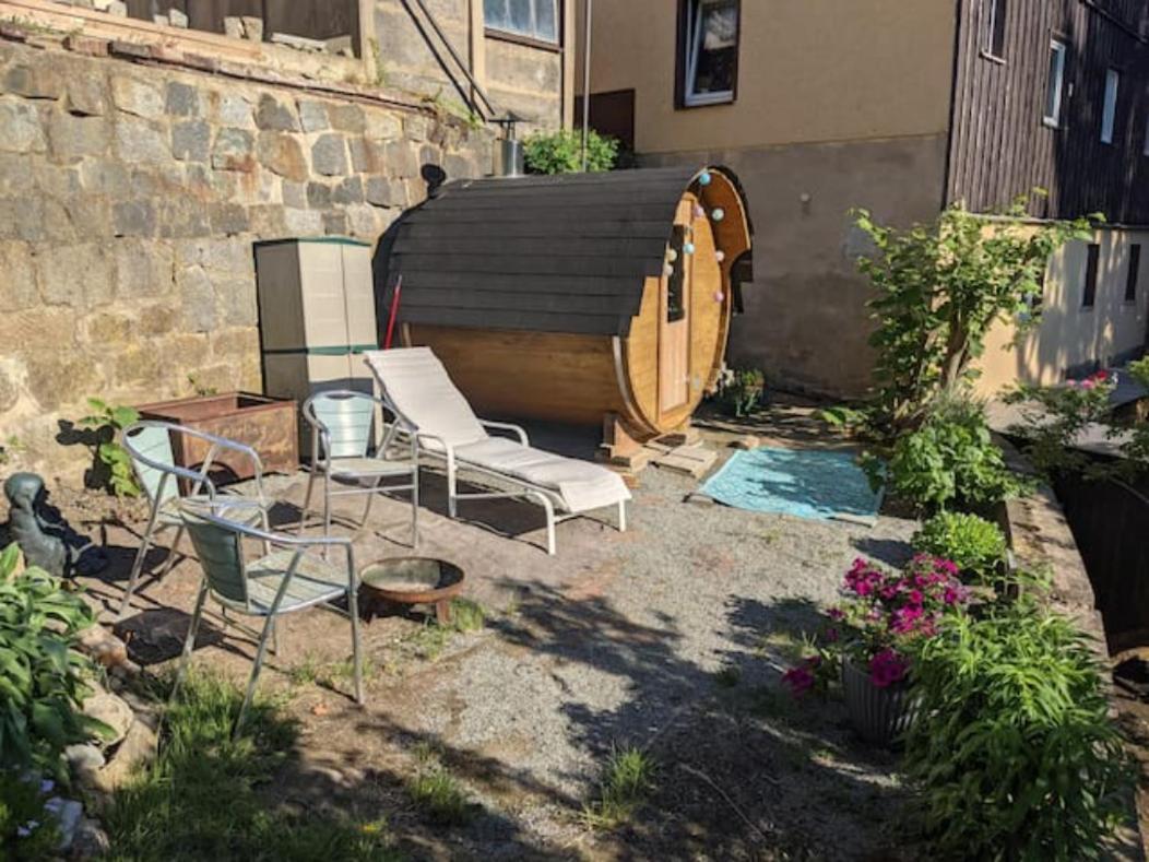 Hw2B - Urlaubsmagie - Wohlfuehlwohnung Mit Balkon, Pool, Sauna & Terrasse Sebnitz Eksteriør billede