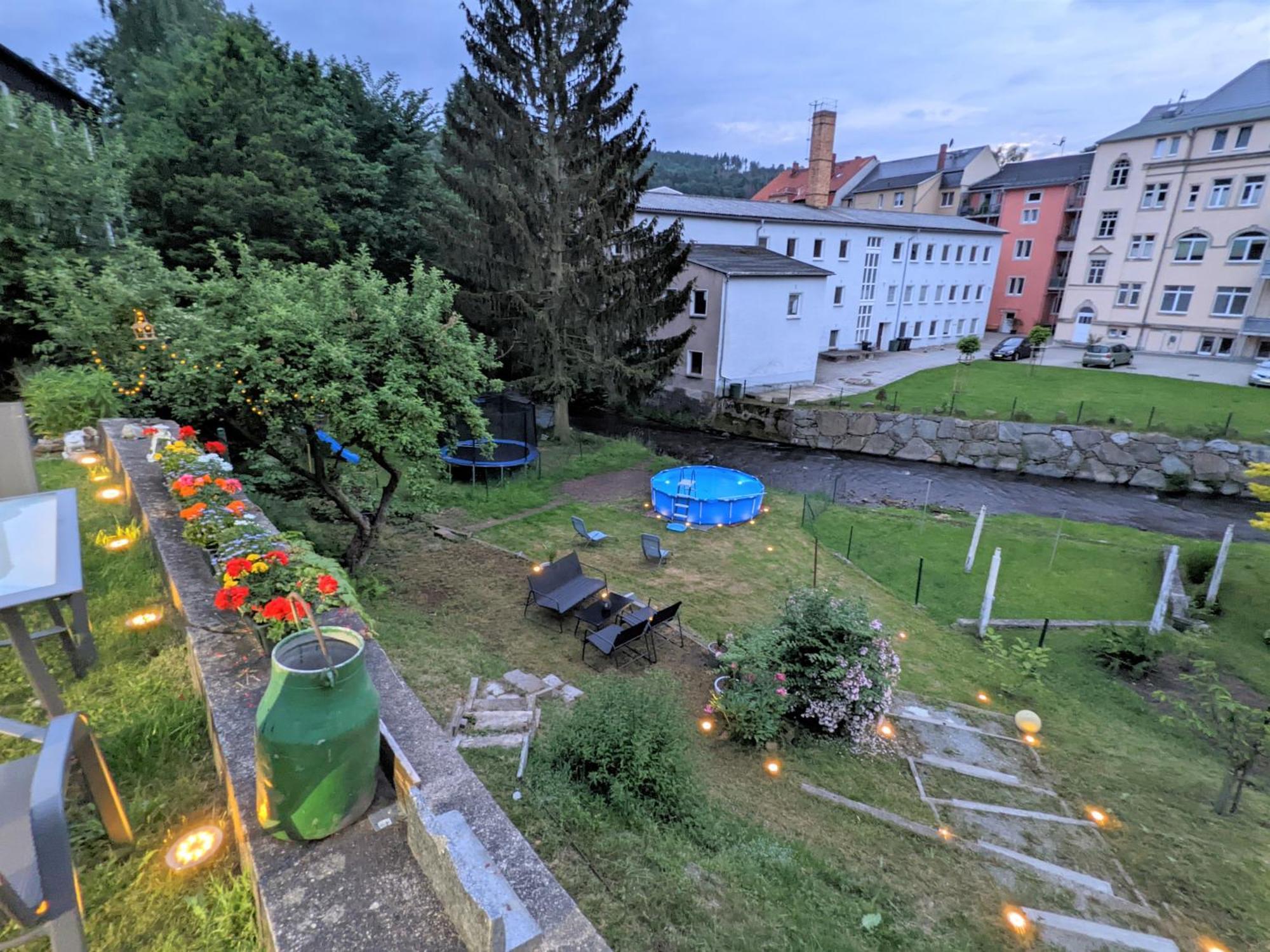 Hw2B - Urlaubsmagie - Wohlfuehlwohnung Mit Balkon, Pool, Sauna & Terrasse Sebnitz Eksteriør billede