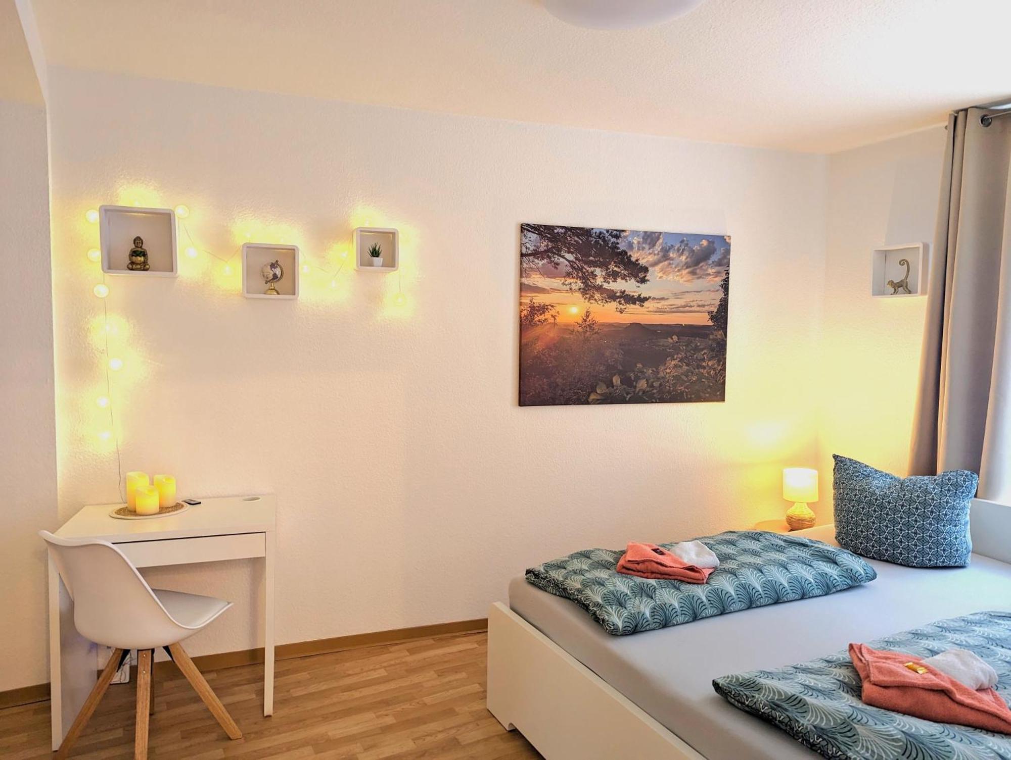 Hw2B - Urlaubsmagie - Wohlfuehlwohnung Mit Balkon, Pool, Sauna & Terrasse Sebnitz Eksteriør billede