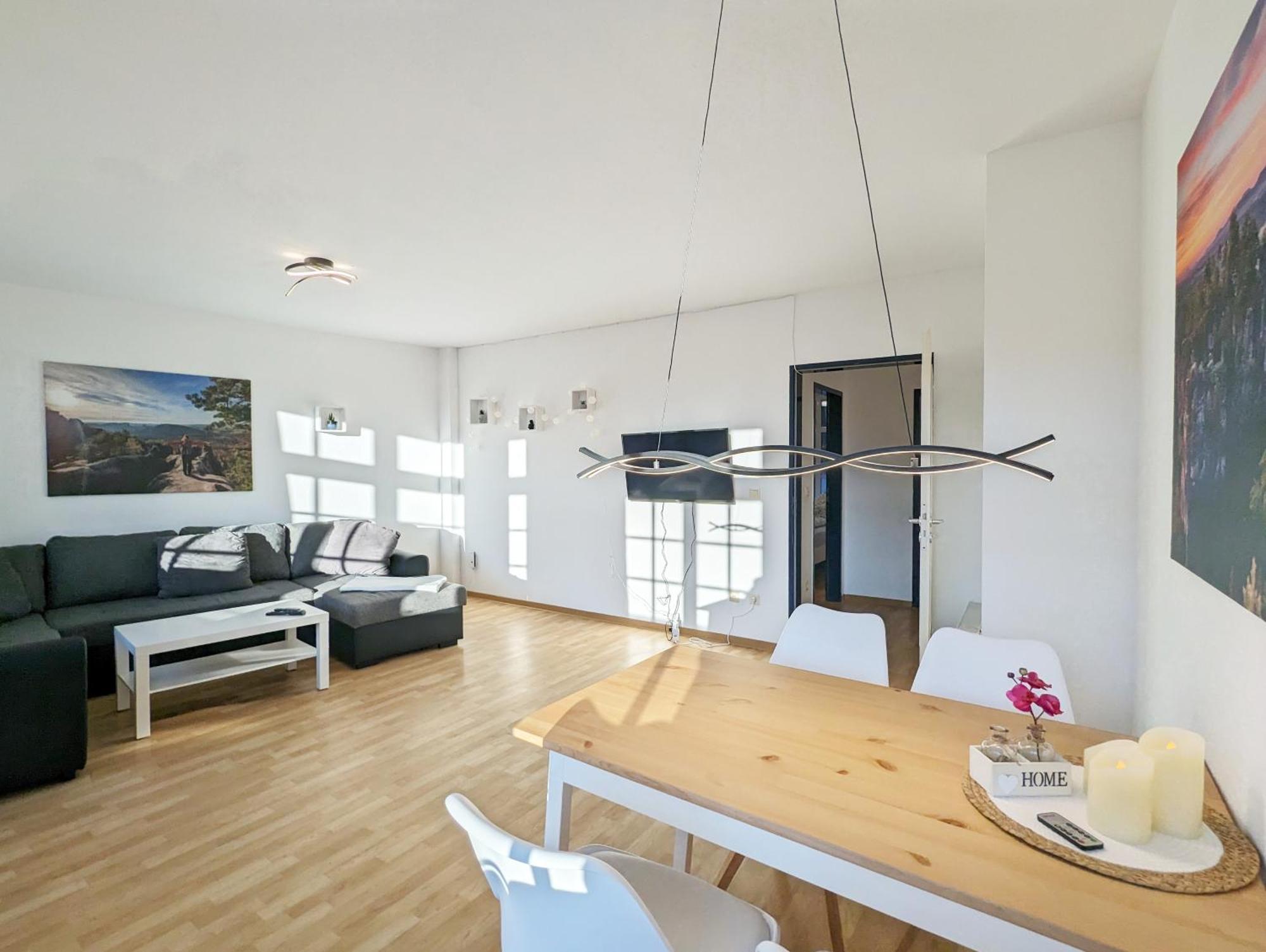 Hw2B - Urlaubsmagie - Wohlfuehlwohnung Mit Balkon, Pool, Sauna & Terrasse Sebnitz Eksteriør billede