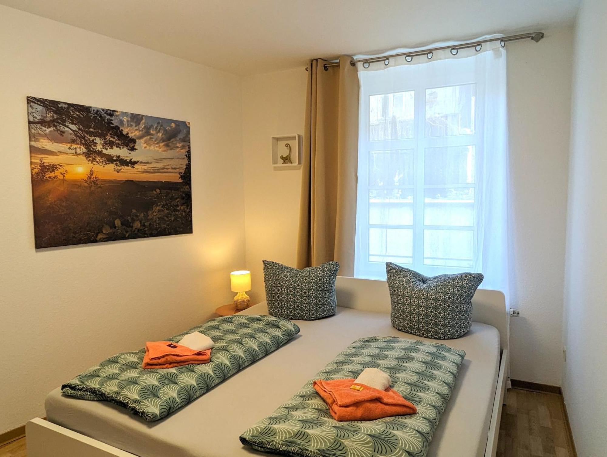 Hw2B - Urlaubsmagie - Wohlfuehlwohnung Mit Balkon, Pool, Sauna & Terrasse Sebnitz Eksteriør billede