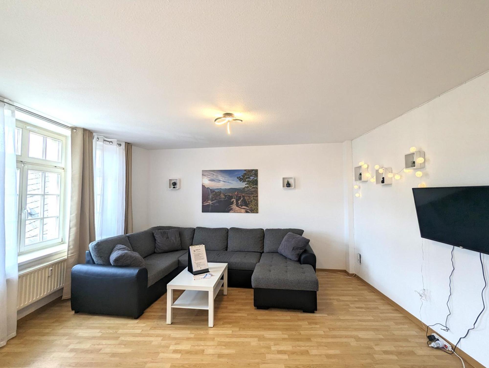 Hw2B - Urlaubsmagie - Wohlfuehlwohnung Mit Balkon, Pool, Sauna & Terrasse Sebnitz Eksteriør billede